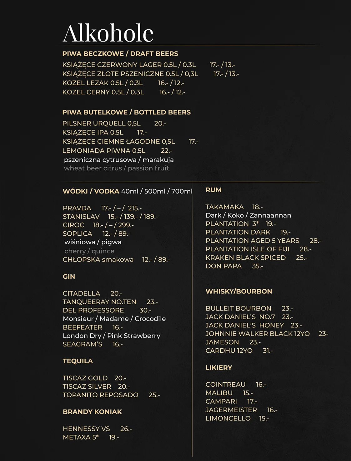 Menu 8